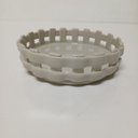 Ver imagem 6 de Centro Mesa Decorativa Fruteira Home&co Cerâmica 6x21x21cm Marfim