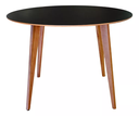 Ver imagem 3 de Mesa de Madeira Redonda de 80cm na Cor Preta