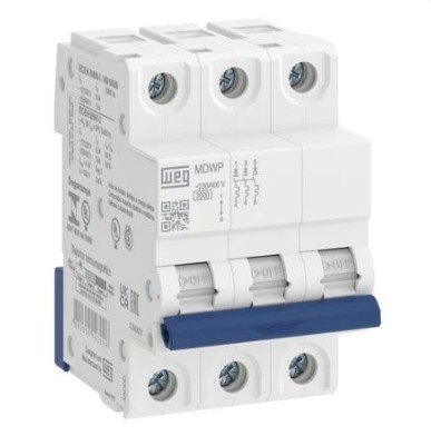 Minidisjuntor Mdwp-b20-3 Weg Mdwp-c20-3