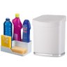 Kit Cozinha Porta Detergente Lixeira 2,5l Future - Branco - 1