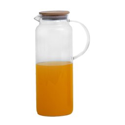 Jarra de Vidro com Tampa de Bambu 2l - Oikos  U Natural Uni - 4