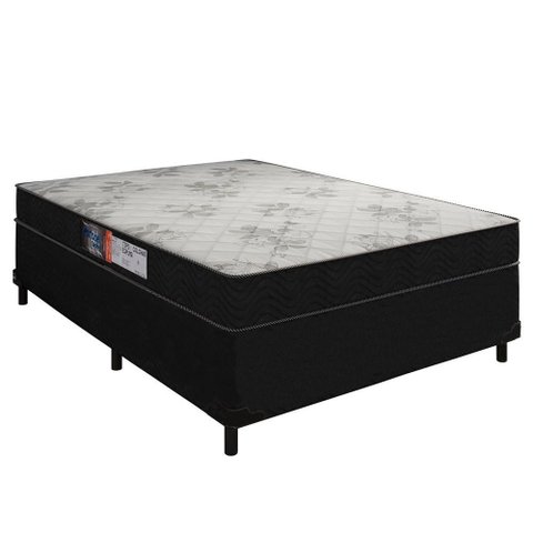 Cama Box Casal + Colchão Portobel Viena D23 54x138x188