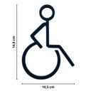 Ver imagem 4 de Kit Placas de Sinalização Banheiro H,m/unissex Pcd Café/copa