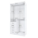 Ver imagem 4 de ARMÁRIO CABIDEIRO E GAVETAS M115.2021.B MDF (CLOSET, LOJA) MUNDI MOVEIS