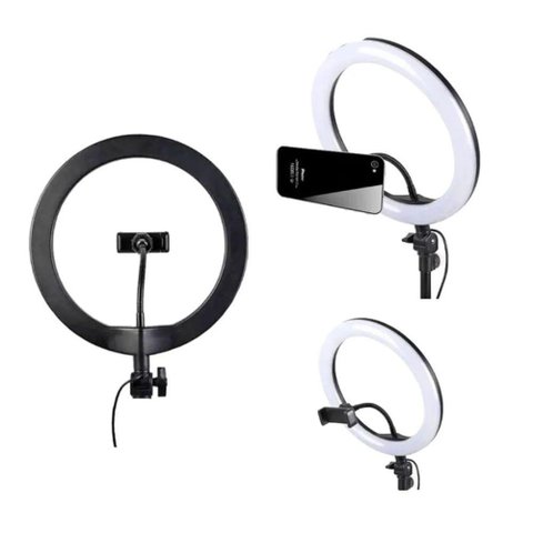 Iluminador Ring Light com Suporte 30 Cm - 10w - Exbom