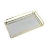Bandeja Decorativa para Bar / Café Dourada Espelhada Grande Laradore - 1