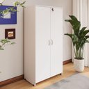Ver imagem 4 de Armário Alto New City 2 Portas MDP MDF Branco 80cm Gebb Work