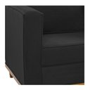 Ver imagem 6 de Sofá 2 Lugares Europa Suede Preto - Am Decor