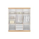 Ver imagem 3 de Guarda Roupa Casal Bariloche 6 Portas 4 Gavetas Cinamomo Off White Formimóveis