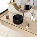 Ver imagem 7 de Cuba de Apoio Redonda BL30 30,5x30,5cm Lapimat Preto/Matte Fosca Compace