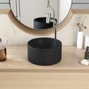 Ver imagem 6 de Cuba de Apoio Redonda BL30 30,5x30,5cm Lapimat Preto/Granit Matte Compace