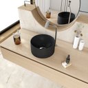 Ver imagem 7 de Cuba de Apoio Redonda BL30 30,5x30,5cm Lapimat Preto/Granit Matte Compace