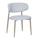 Ver imagem 1 de Cadeira Napoli Base Champagne - Tecido Cinza