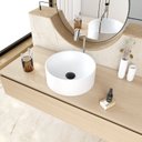 Ver imagem 7 de Cuba de Apoio Redonda BL34 34x34cm Lapimat Branco/Matte Fosca Compace