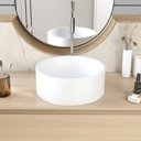 Ver imagem 6 de Cuba de Apoio Redonda BL34 34x34cm Lapimat Branco/Matte Fosca Compace