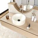Ver imagem 7 de Cuba de Apoio Redonda BL34 34x34cm Lapimat Bege/Matte Fosca Compace