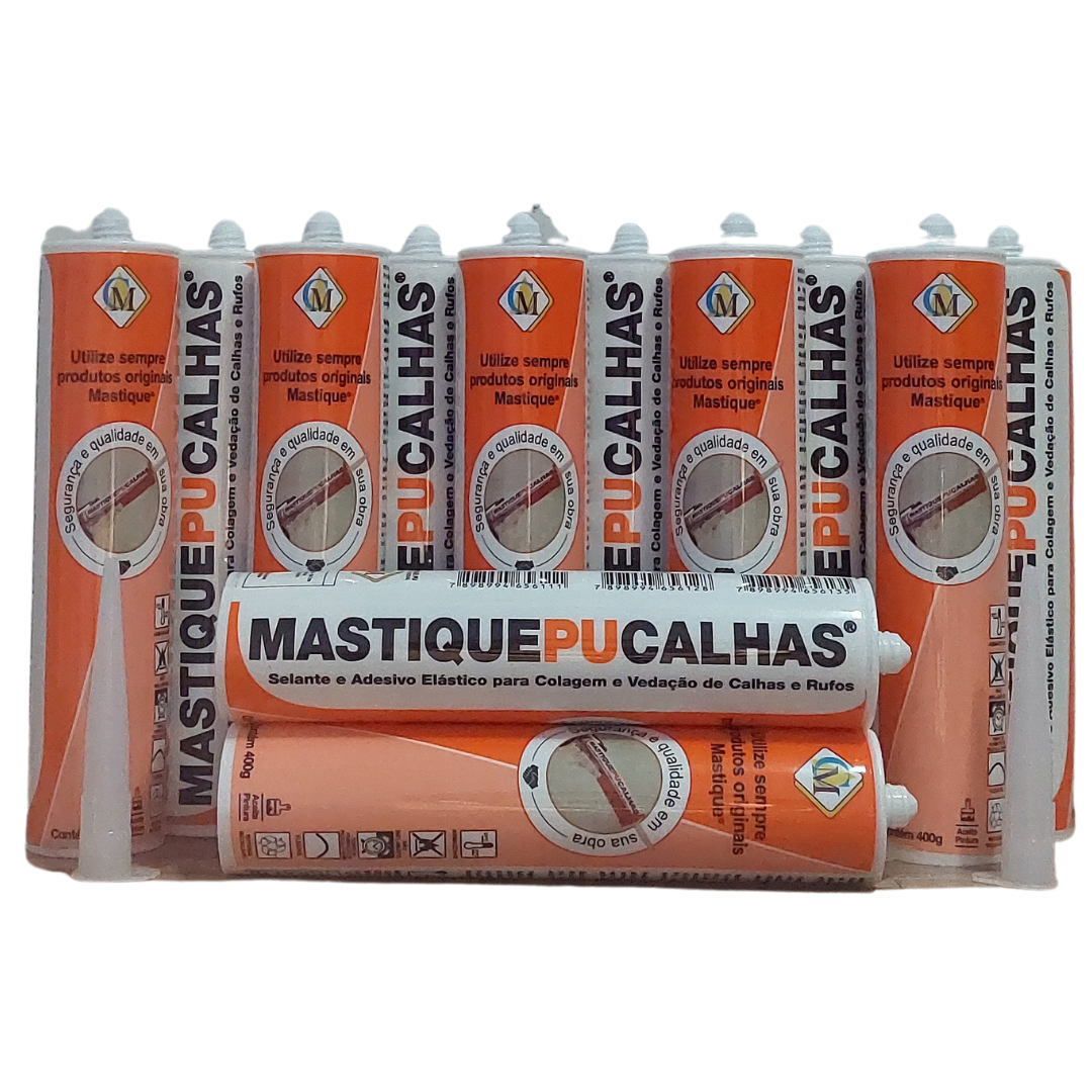Mastique® PU Calhas Original (Kit 12 Tubos)