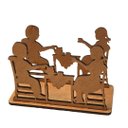 Ver imagem 2 de Porta Guardanapo em MDF - Kit 10 Unidades