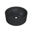 Ver imagem 2 de Cuba de Apoio Redonda BL34 34x34cm Lapimat Preto/Granit Matte Compace