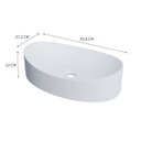 Ver imagem 3 de Cuba de Apoio Oval Canoa Bc47 47x30cm Lapimat