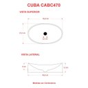 Ver imagem 4 de Cuba de Apoio Oval Canoa Bc47 47x30cm Lapimat
