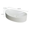 Ver imagem 3 de Cuba de Apoio Oval Canoa BC47 47x30cm Lapimat Bege/Matte Fosca Compace