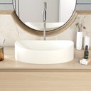 Ver imagem 6 de Cuba de Apoio Oval Canoa BC47 47x30cm Lapimat Bege/Matte Fosca Compace