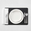 Ver imagem 1 de 6 Jogo Americano Preto Impermeável 29 X 44cm - Id Decor