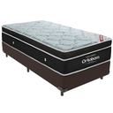 Ver imagem 1 de Cama Box e Colchão Elegant Molas Ensacadas Solteiro Ortobom: Marrom