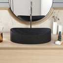 Ver imagem 6 de Cuba de Apoio Oval Canoa BC47 47x30cm Lapimat Preto/Granit Matte Compace