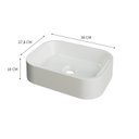 Ver imagem 3 de Cuba de Apoio Retangular BR37 37,8x28cm Lapimat Bege/Matte Fosca Compace