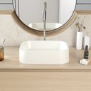 Ver imagem 6 de Cuba de Apoio Retangular BR37 37,8x28cm Lapimat Bege/Matte Fosca Compace
