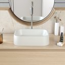 Ver imagem 6 de Cuba de Apoio Retangular BR37 37,8x28cm Lapimat Cinza/Matte Fosca Compace