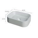 Ver imagem 3 de Cuba de Apoio Retangular BR37 37,8x28cm Lapimat Cinza/Matte Fosca Compace