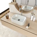 Ver imagem 7 de Cuba de Apoio Retangular Br37 37,8x28cm Lapimat