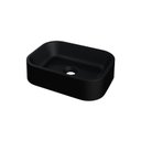Ver imagem 2 de Cuba de Apoio Retangular BR37 37,8x28cm Lapimat Preto/Matte Fosca Compace
