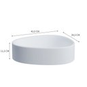 Ver imagem 3 de Cuba de Apoio Gota Bg43 43,5x26,5cm Lapimat