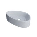 Ver imagem 2 de Cuba de Apoio Gota BG43 43,5x26,5cm Lapimat Preto/Branco Granit Matte Compace