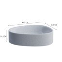 Ver imagem 3 de Cuba de Apoio Gota Bg43 43,5x26,5cm Lapimat