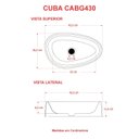 Ver imagem 4 de Cuba de Apoio Gota Bg43 43,5x26,5cm Lapimat