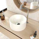 Ver imagem 1 de Cuba de Apoio Redonda BL30 30,5x30,5cm Lapimat Bege/Matte Fosca Compace