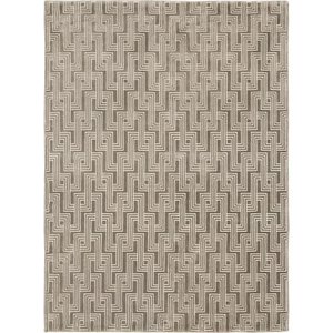 Tapete para Sala Chevron Prata Design 1,00x1,50 São Carlos