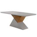 Ver imagem 4 de Mesa Aster 180 Tampo em MDF Canto Reto com 6 Cadeiras Lunara Moderna