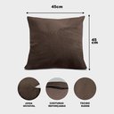 Ver imagem 3 de Almofadas Kit Plumie de 45x45cm 2 Uni Velusoft Café Cama Inbox