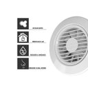 Ver imagem 3 de Exaustor Sicflux Arkit Mega 18 Bivolt Branco 15cm