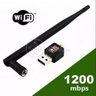 Antena Usb 2.0 Receptor de Wifi Wireless Internet sem Fio 1200mbps 802.inn Pc Notebook 24 - 6