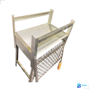 Ver imagem 5 de Churrasqueira Portatil Casa Camping Pescaria Espetos 55x27 Slim S2