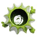 Ver imagem 2 de Vaso Decorativo Cachepô Enfeite Cerâmica Verde 26x22x22cm Cactus