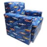 Poltrona Infantil Sofazinho Reforçada Decoração Modelos Carrinhos Azul - 4