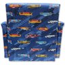Poltrona Infantil Sofazinho Reforçada Decoração Modelos Carrinhos Azul - 6